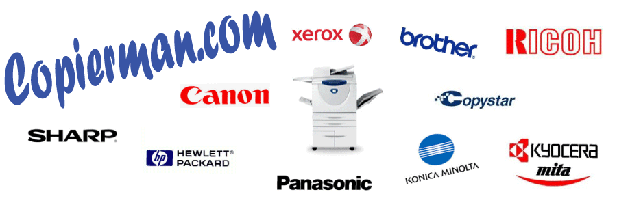 We service Canon, Xerox, Sharp, HP Hewlett Packard, Brother, Copystar, Konica Minolta, Ricoh, Kyocera Mita, Etc.